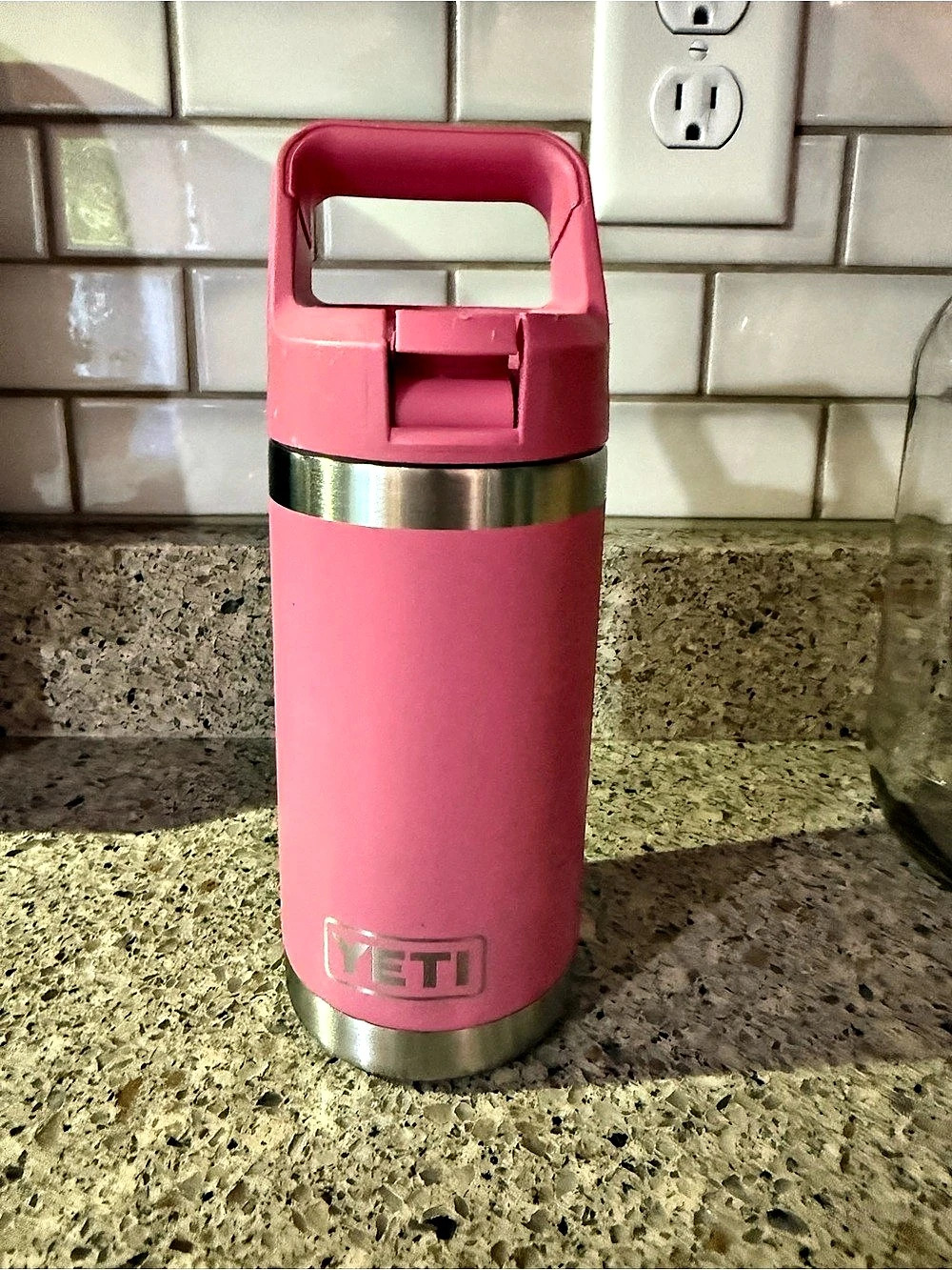YETI Rambler Jr. 12 oz Kids Water Bottle - Pink